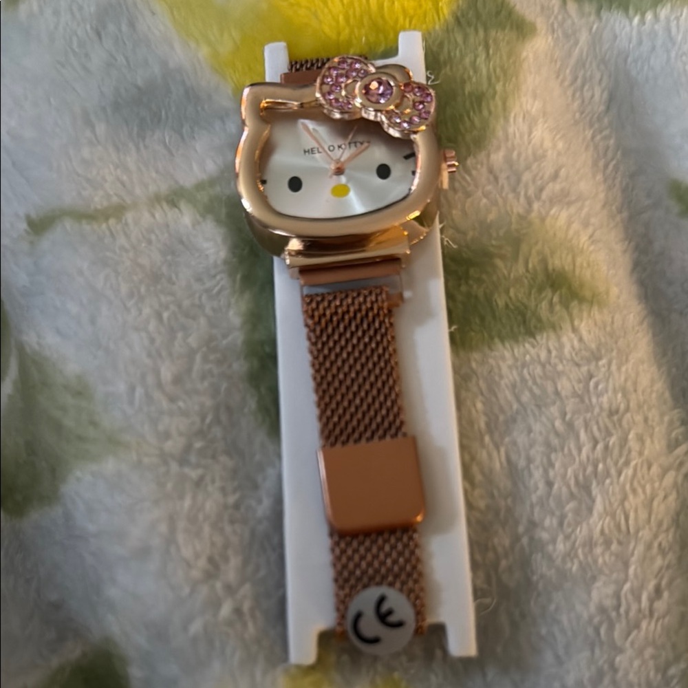 Hello Kitty Rose Gold and Pink Watch